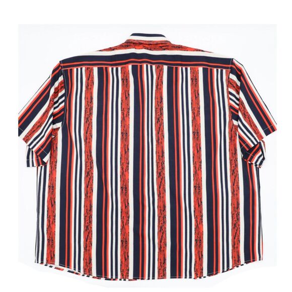 Mens Casual Summer Striped Shirt Lightweight Breathable Golf Top 4XL - Picture 2 of 3